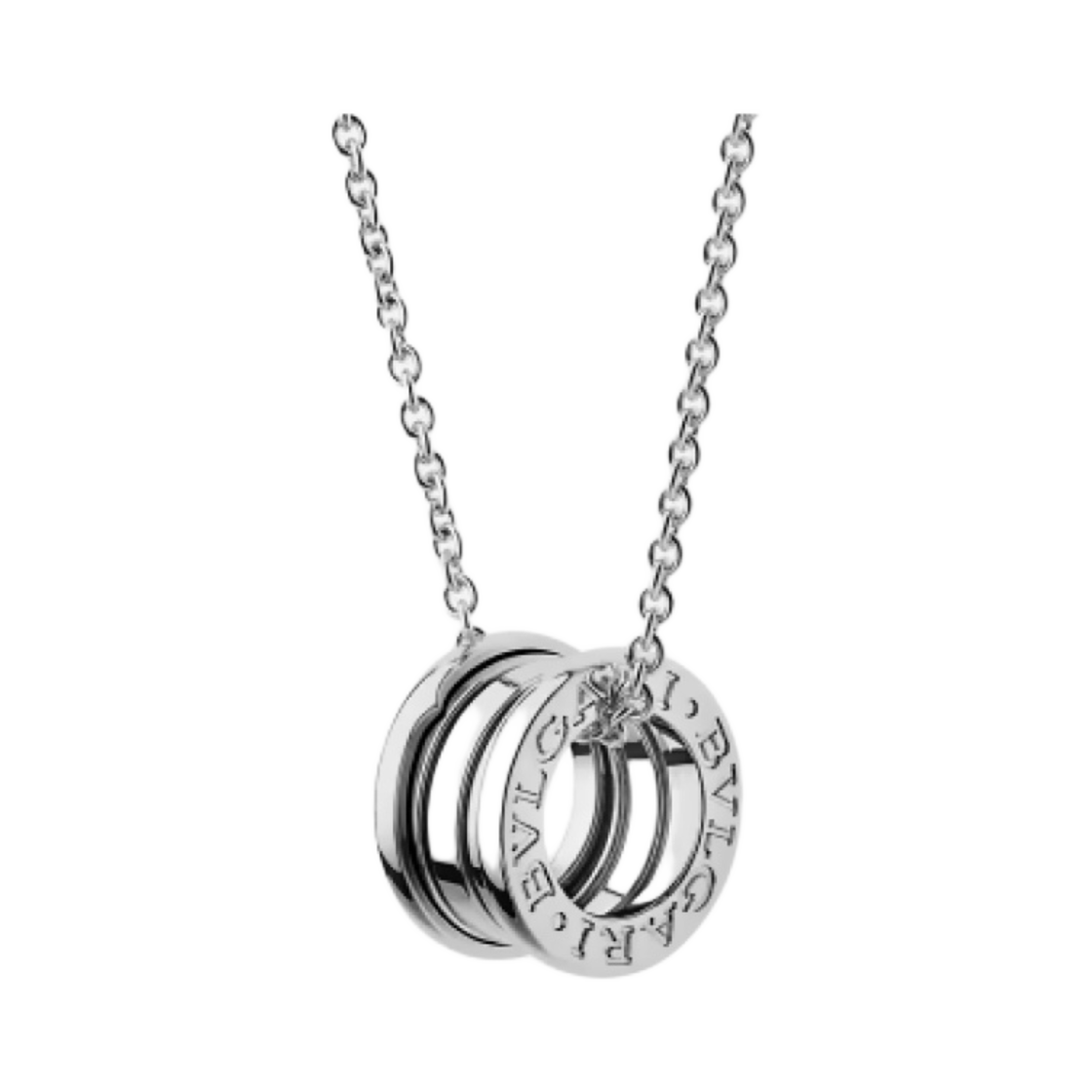불가리 비제로원 네클리스 스몰 라운드 펜던트 화이트 골드(Bulgari B.Zero1 Necklace Small Round Pendant White Gold)