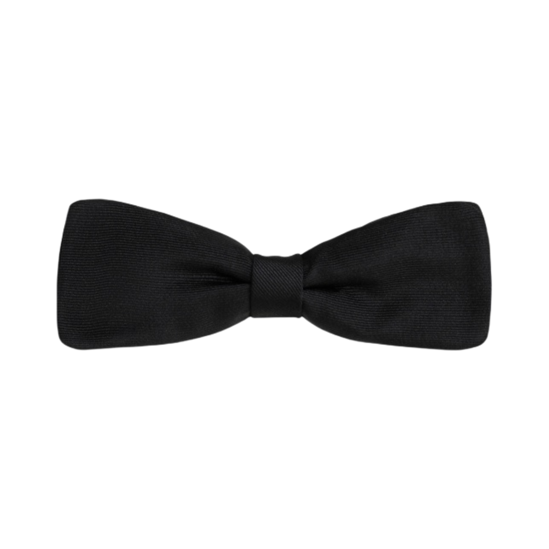 (W) 셀린느 실크 렙 보우 타이 블랙((W) Celine Bow Tie in Silk Rep Black) - 1
