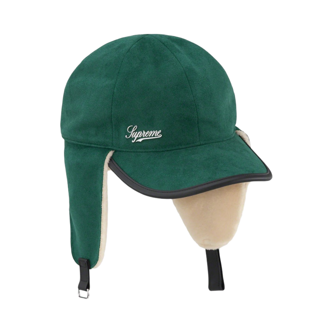 슈프림 셔링 이어플랩 6-패널 캡 다크 그린 - 22FW(Supreme Shearling Earflap 6-Panel Dark Green - 22FW) - 1