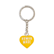 Human Made Heart Rubber Key Chain Yellow