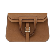 Hermes Halzan 25 Bag Clemence & Gold