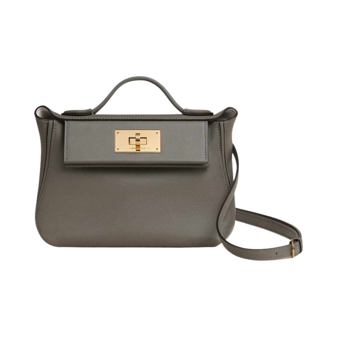 에르메스 24/24 21 백 에버컬러 스위프트 & 골드 하드웨어 그리 메이어 그리 빨(Hermes 24/24 21 Bag Evercolor Swift & Gold Gris Meyer Gris Pale) - 1