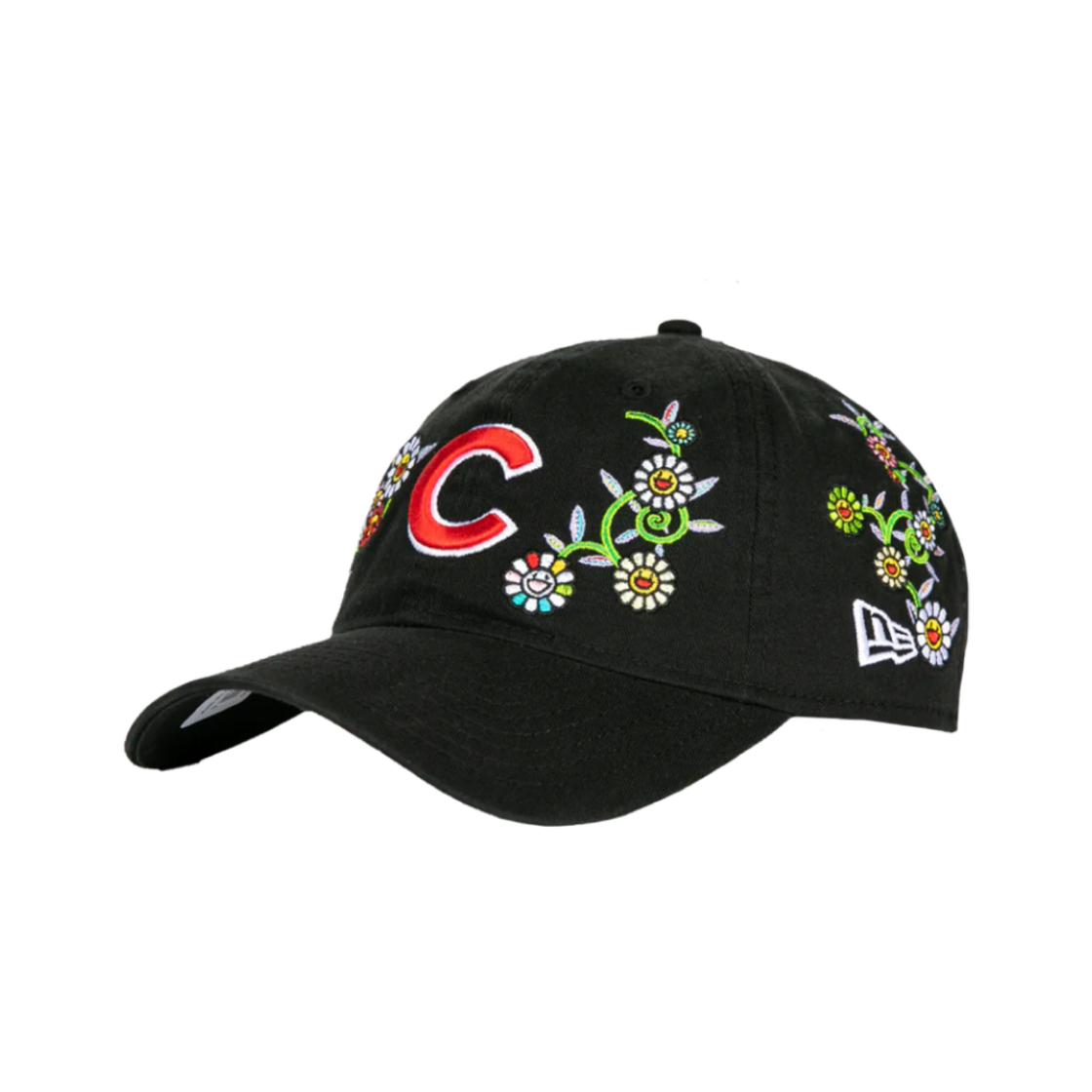 뉴에라 x 무라카미 타카시 x MLB 월드 투어 도쿄 시리즈 2025 9트웬티 컵스 스트랩백 햇 블랙(New Era x Murakami Takashi x MLB World Tour Tokyo Series 2025 9Twenty Cubs Strapback Hat Black) - 5