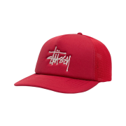 Stussy Basic Trucker Cap Cardinal