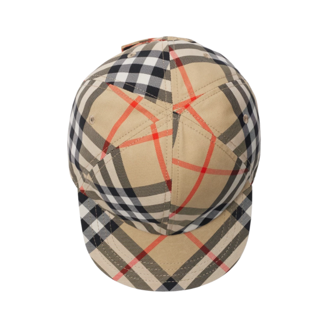 (키즈) 버버리 체크 코튼 베이스볼 캡 샌드((Kids) Burberry Check Baseball Cap Sand) - 3