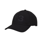 Y-3 Logo Cap Black