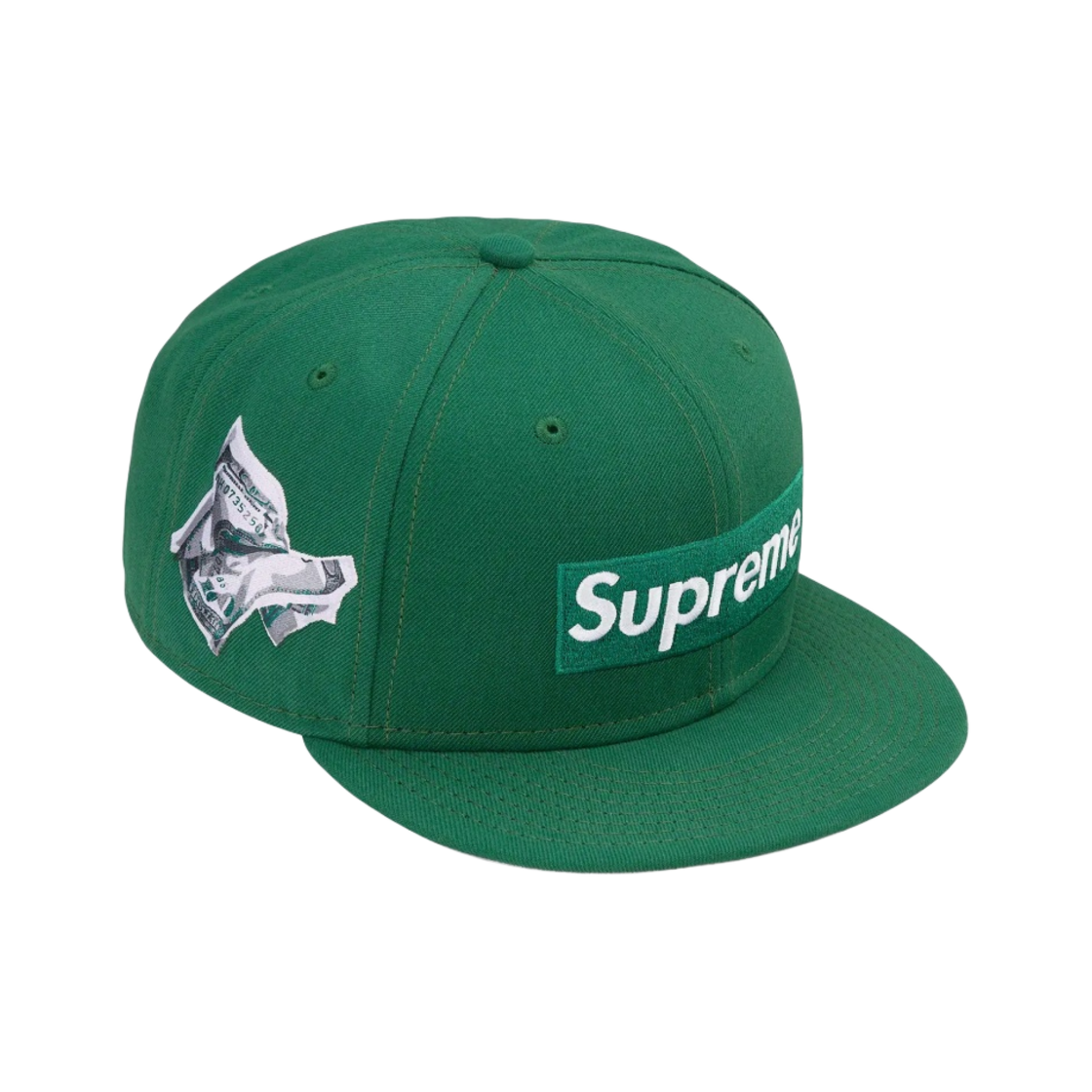 슈프림 머니 박스로고 뉴에라 다크 그린 - 22FW(Supreme Money Box Logo New Era Dark Green - 22FW) - 2