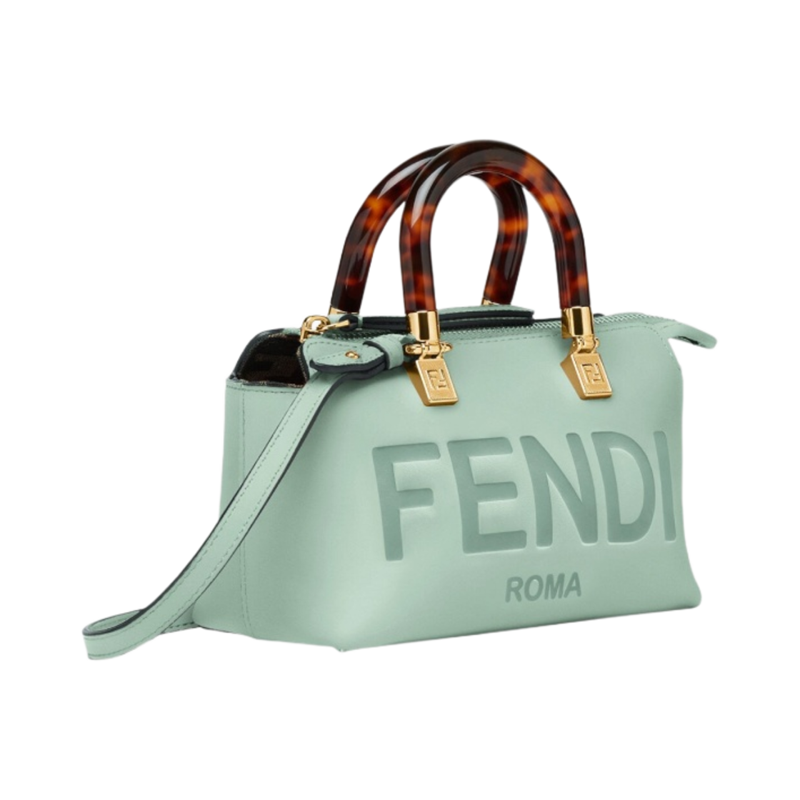펜디 바이 더 웨이 레더 스몰 보스턴백 민트 그린(Fendi By The Way Leather Small Boston Bag Mint Green) - 2