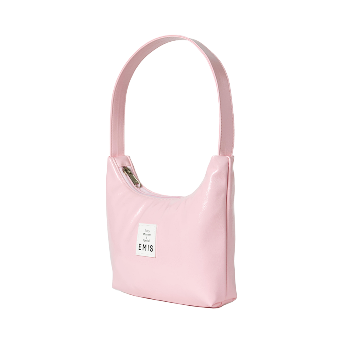 이미스 에나멜 호보백 라이트 핑크(Emis Enamel Hobo Bag Light Pink) - 2