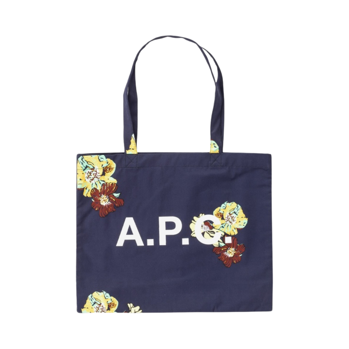 아페쎄 다이앤 토트백 플라워 프린트 다크 네이비(A.P.C. Diane Tote Bag Flower Print Dark Navy)