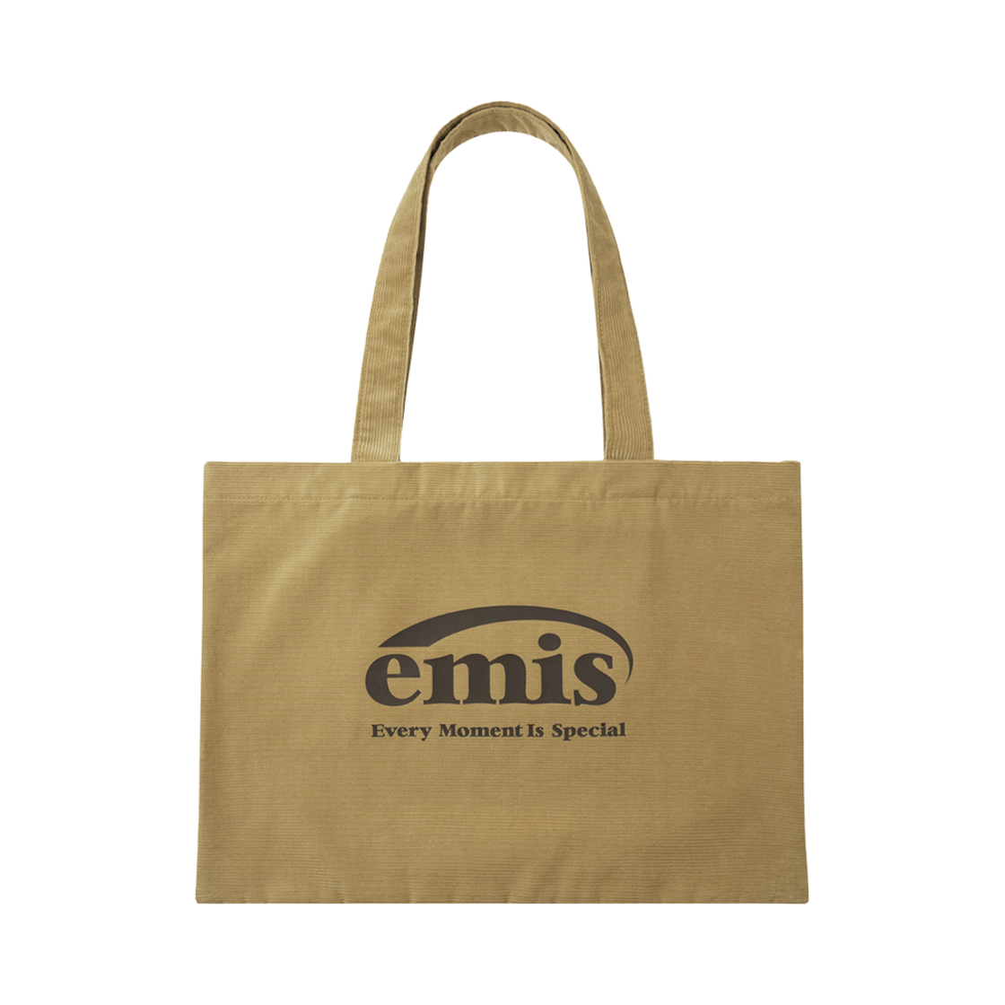이미스 코듀로이 에코백 카멜(Emis Corduroy Eco Bag Camel)