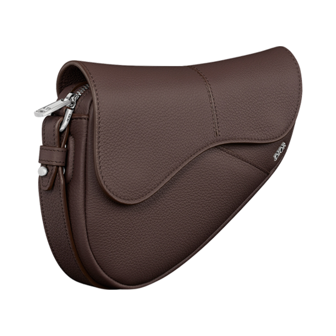 디올 미니 새들백 디올 아이콘 카프스킨 브라운(Dior Mini Saddle Bag Dior Icons Calfskin Brown) - 2