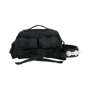 Simone Rocha Beaded Bow Front Bag Black Pearl