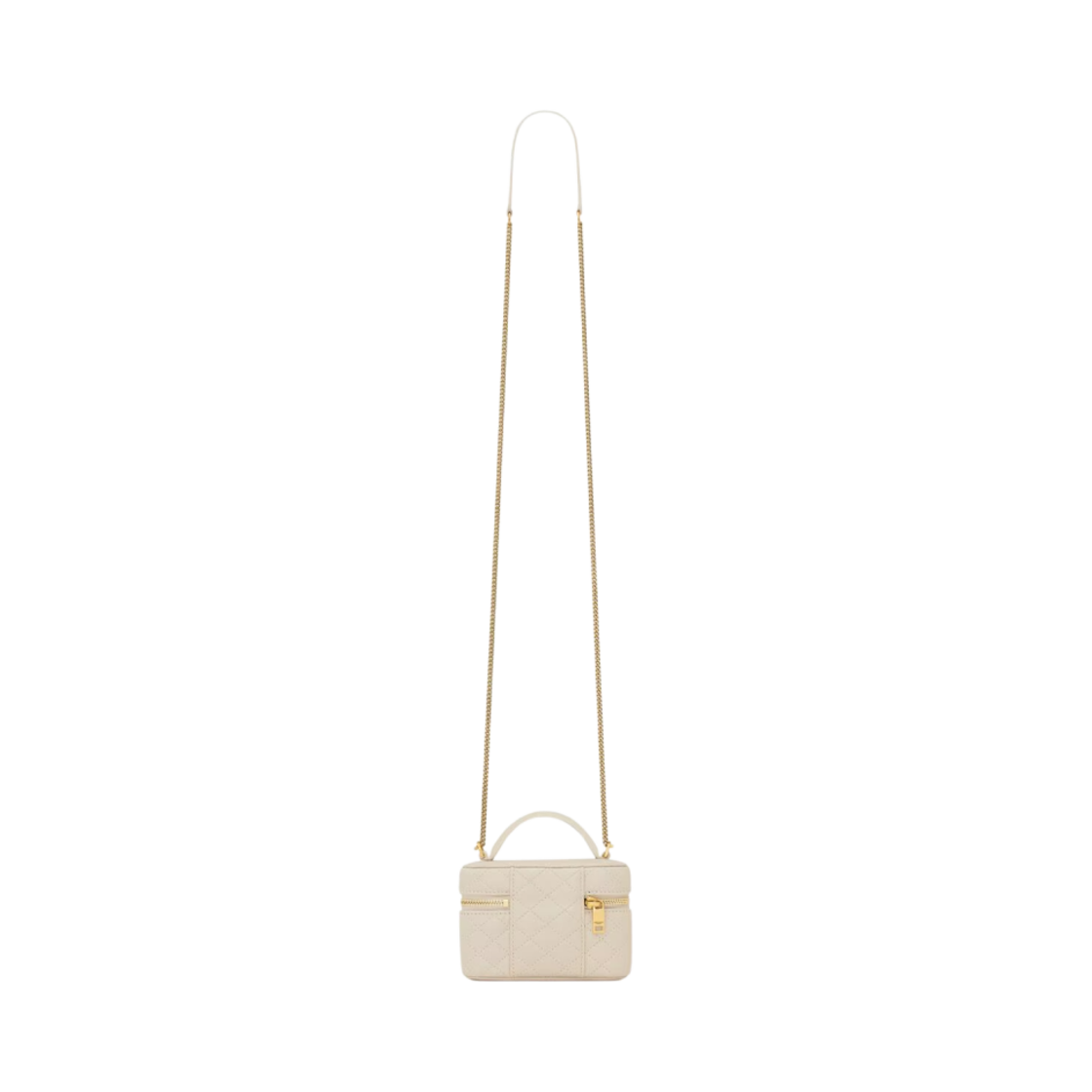 생로랑 가비 마이크로 배니티 백 램스킨 블랑 빈티지(Saint Laurent Gaby Micro Vanity Bag in Lambskin Blanc Vintage) - 2