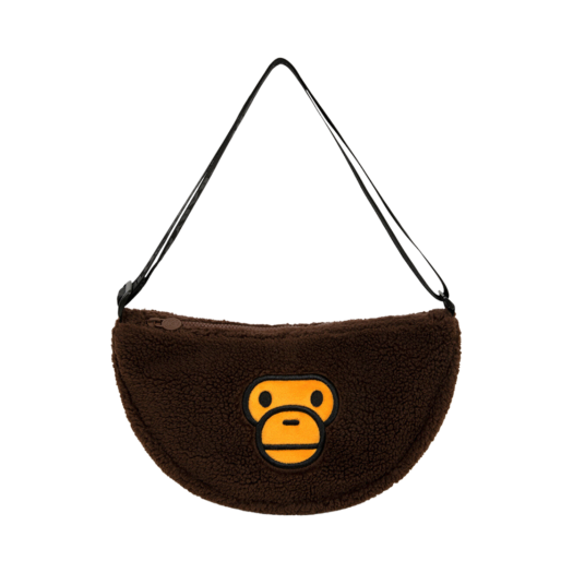 0MXBGW4328XXN BAPE Baby Milo Small Crossbody Bag Brown
