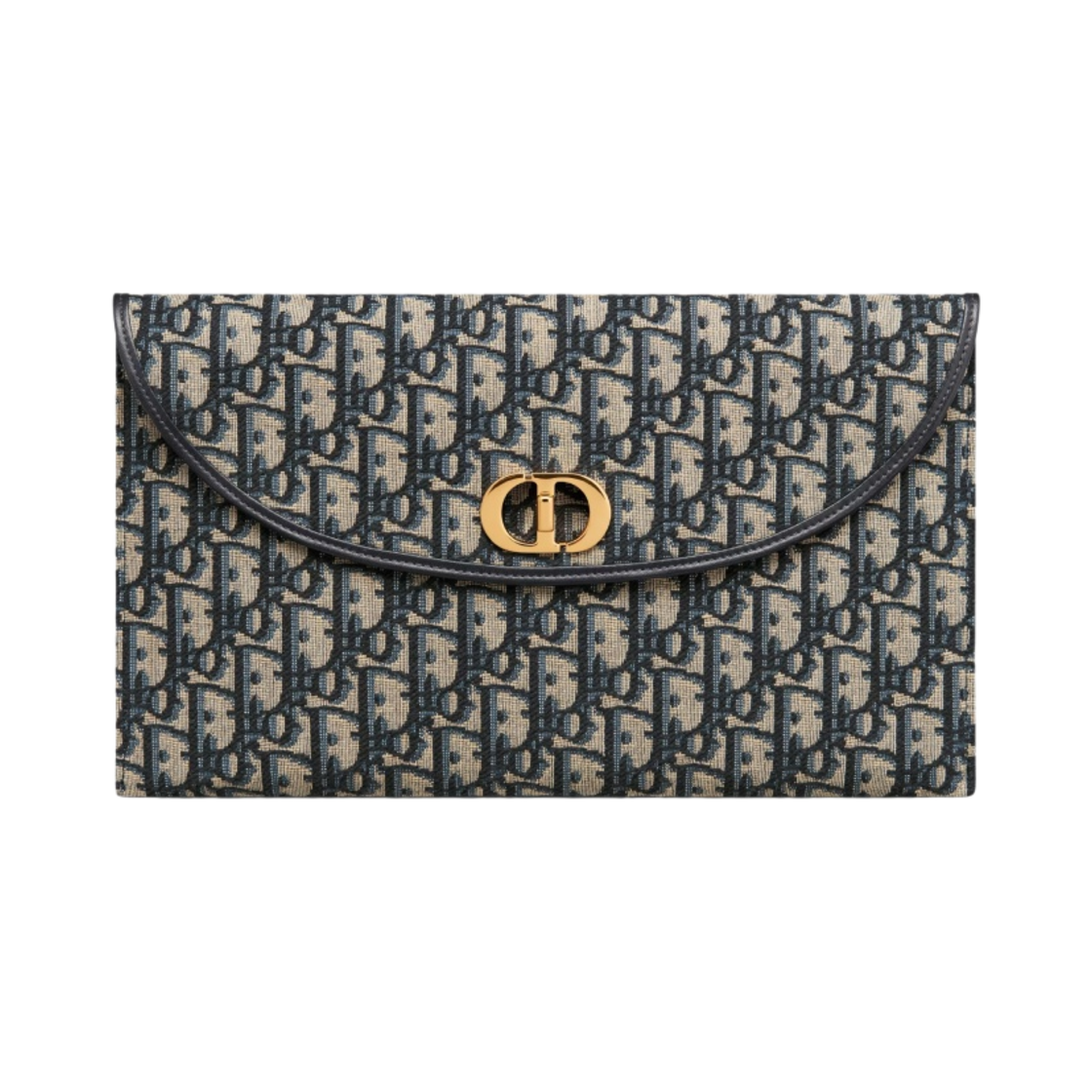 디올 30 몽테뉴 에비뉴 파우치 플랩 블루 디올 오블리크 자카드(Dior 30 Montaigne Avenue Pouch Flap Blue Dior Oblique Jacquard) - 1