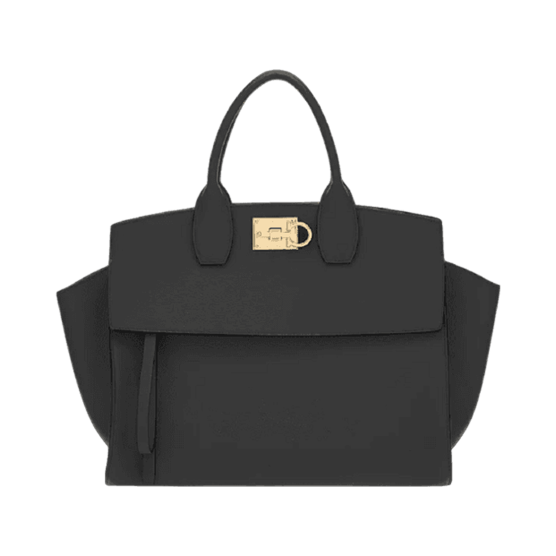 페라가모 스튜디오 소프트 레더 핸드백 블랙(Ferragamo Studio Soft Leather Hand Bag Black) - 1