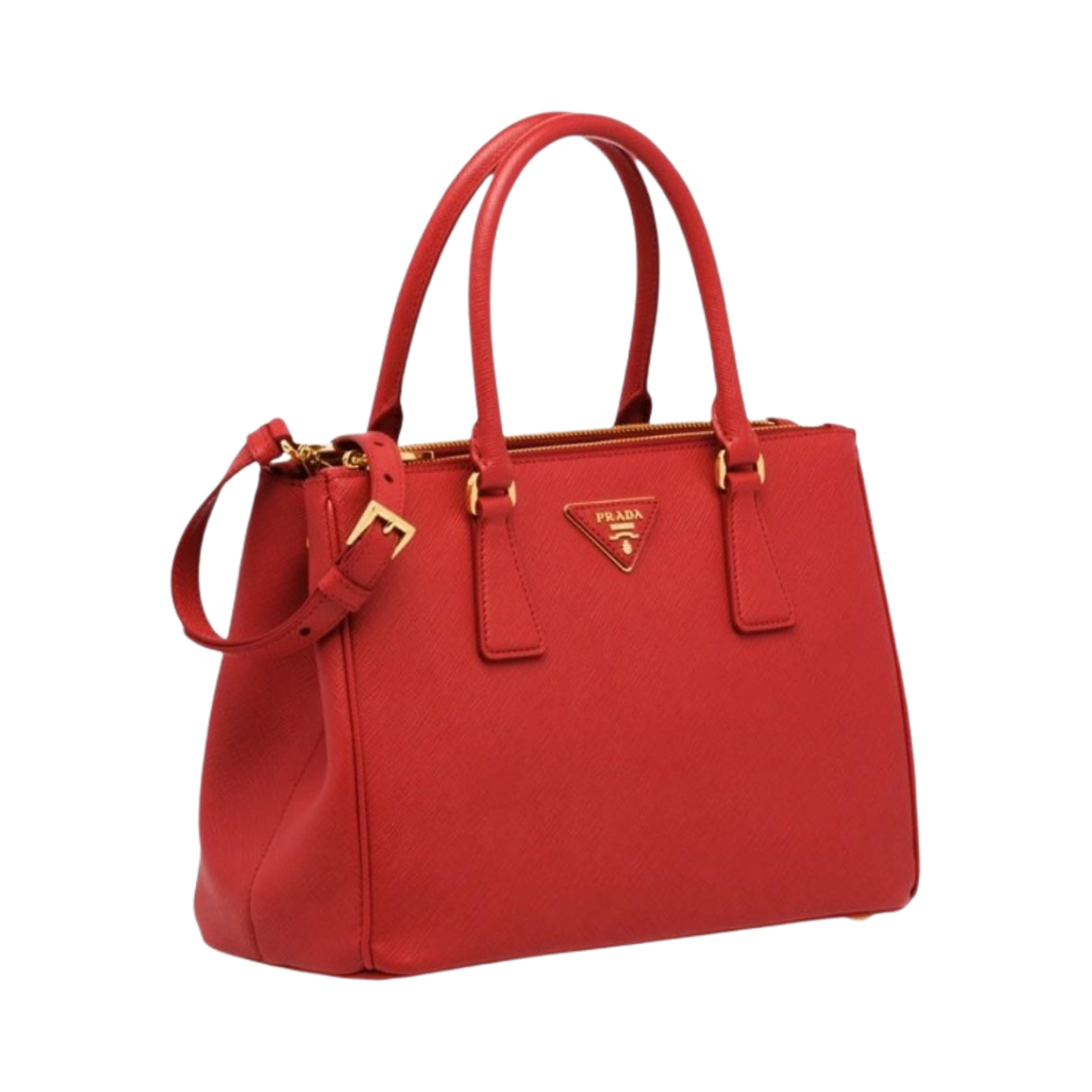 프라다 갤러리아 사피아노 레더 미디움백 파이어리 레드(Prada Galleria Saffiano Leather Medium Bag Fiery Red) - 2