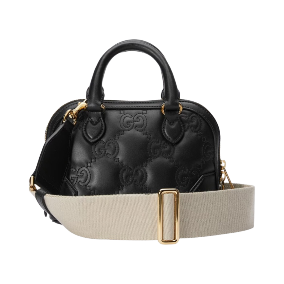 구찌 GG 마틀라세 레더 핸드백 블랙(Gucci GG Matelasse Leather Handbag Black) - 3