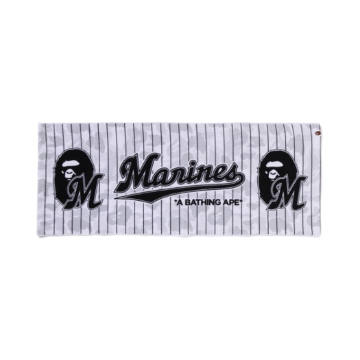 1L73-182-912 BAPE x Chiba Lotte Marines Towel Gray