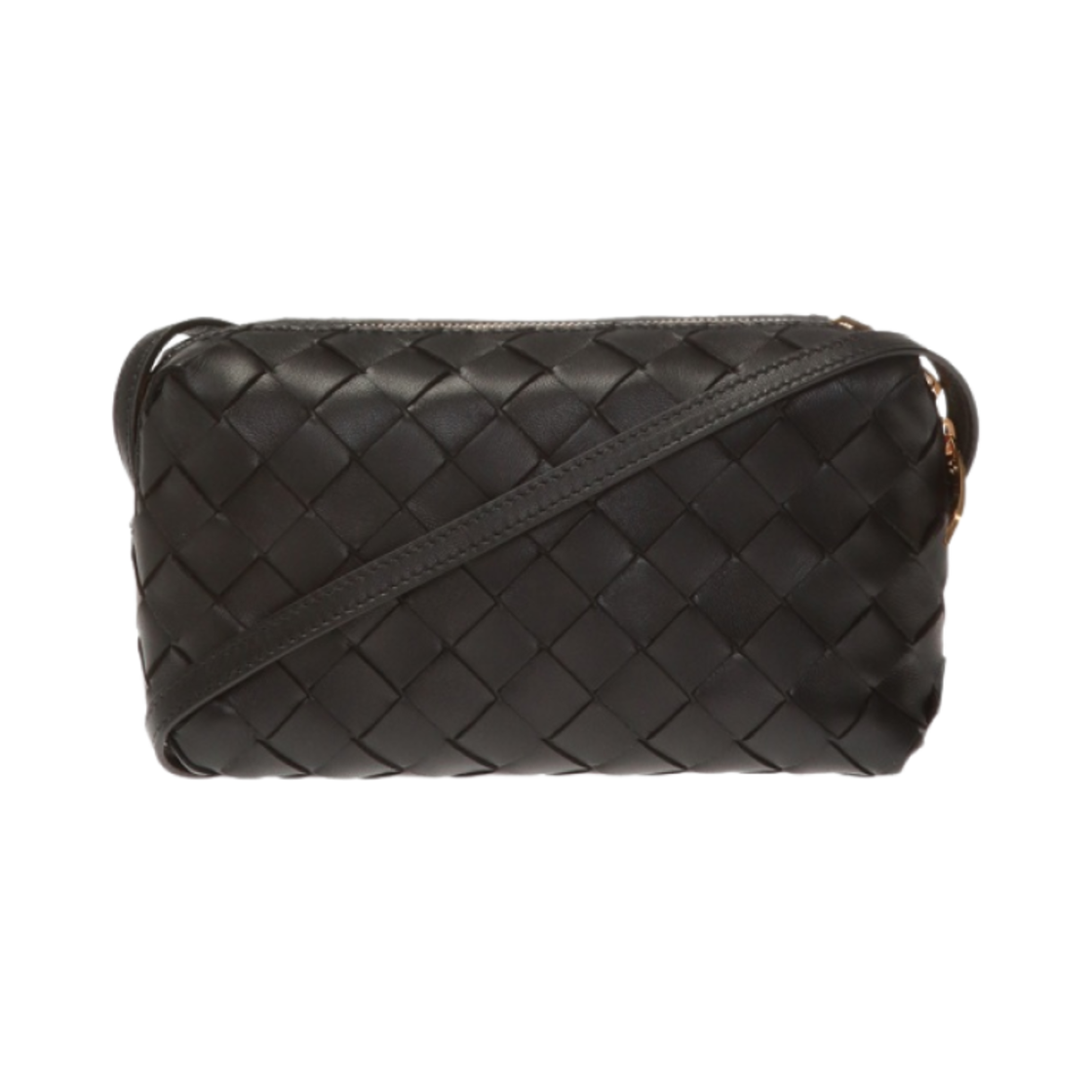 보테가 베네타 미니 레더 크로스바디백 블랙(Bottega Veneta Mini Leather Crossbody Bag Black) - 1