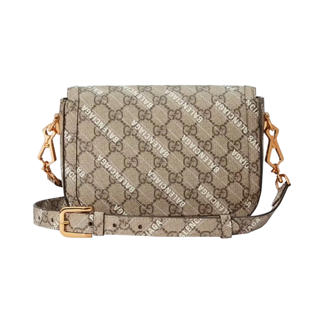 658574-ULZAG-9759 Gucci x Balenciaga The Hacker Project Gucci Horsebit 1955 Mini Handbag Beige Ebony - #2