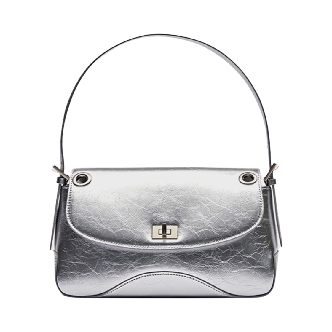 24062103 APOA Mellizo Shoulder Bag Silver