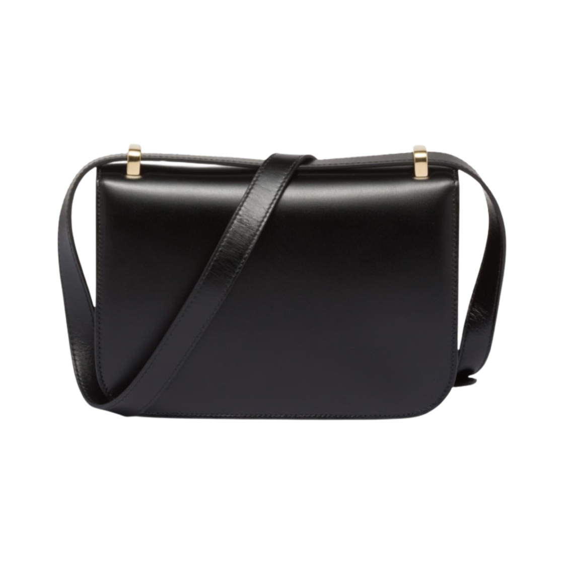 프라다 엠블럼 레더 백 블랙(Prada Embleme Leather Bag Black) - 2