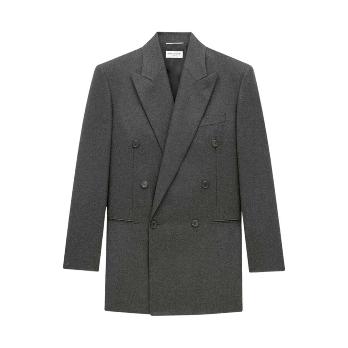 생로랑 자켓 캐시미어 앤트러사이트