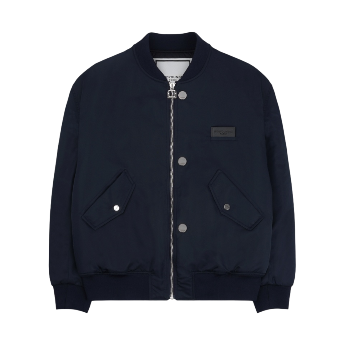 우영미 백로고 MA-1 네이비 - 22SS(Wooyoungmi Back Logo MA-1 Navy - 22SS) - 1