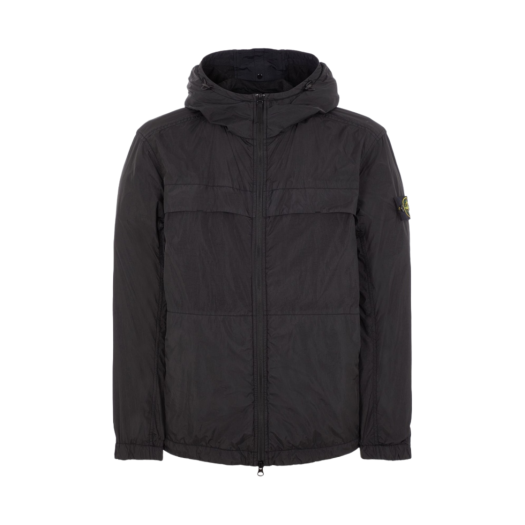 Stone Island 40922 Garment Dyed Crinkle Reps R-Nylon Black - 24SS