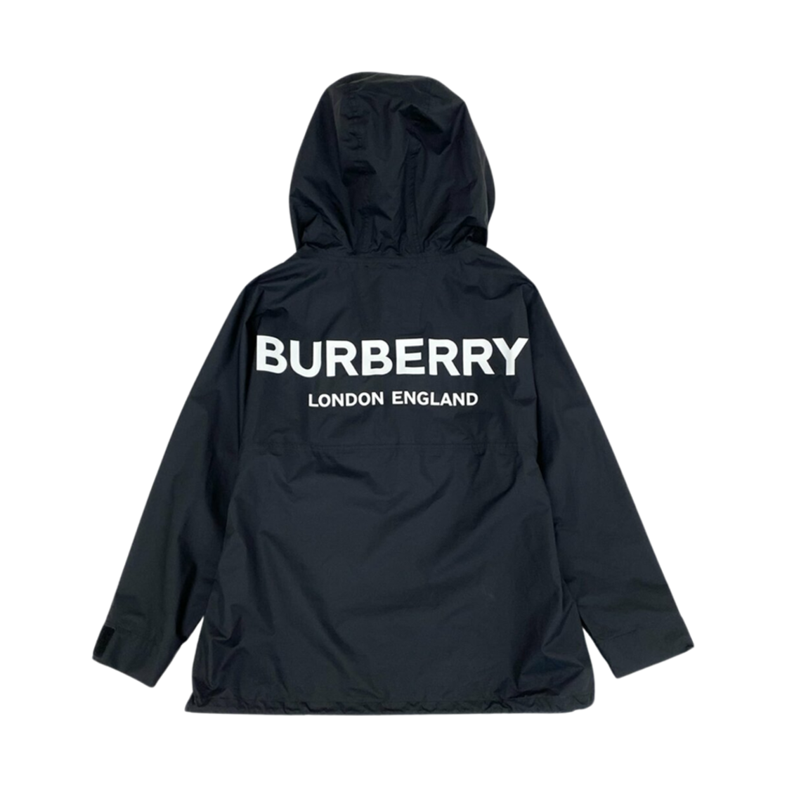 버버리 하프 지퍼 풀오버 후드 자켓 블랙(Burberry Half Zip Pullover Hooded Jacket Black) - 2