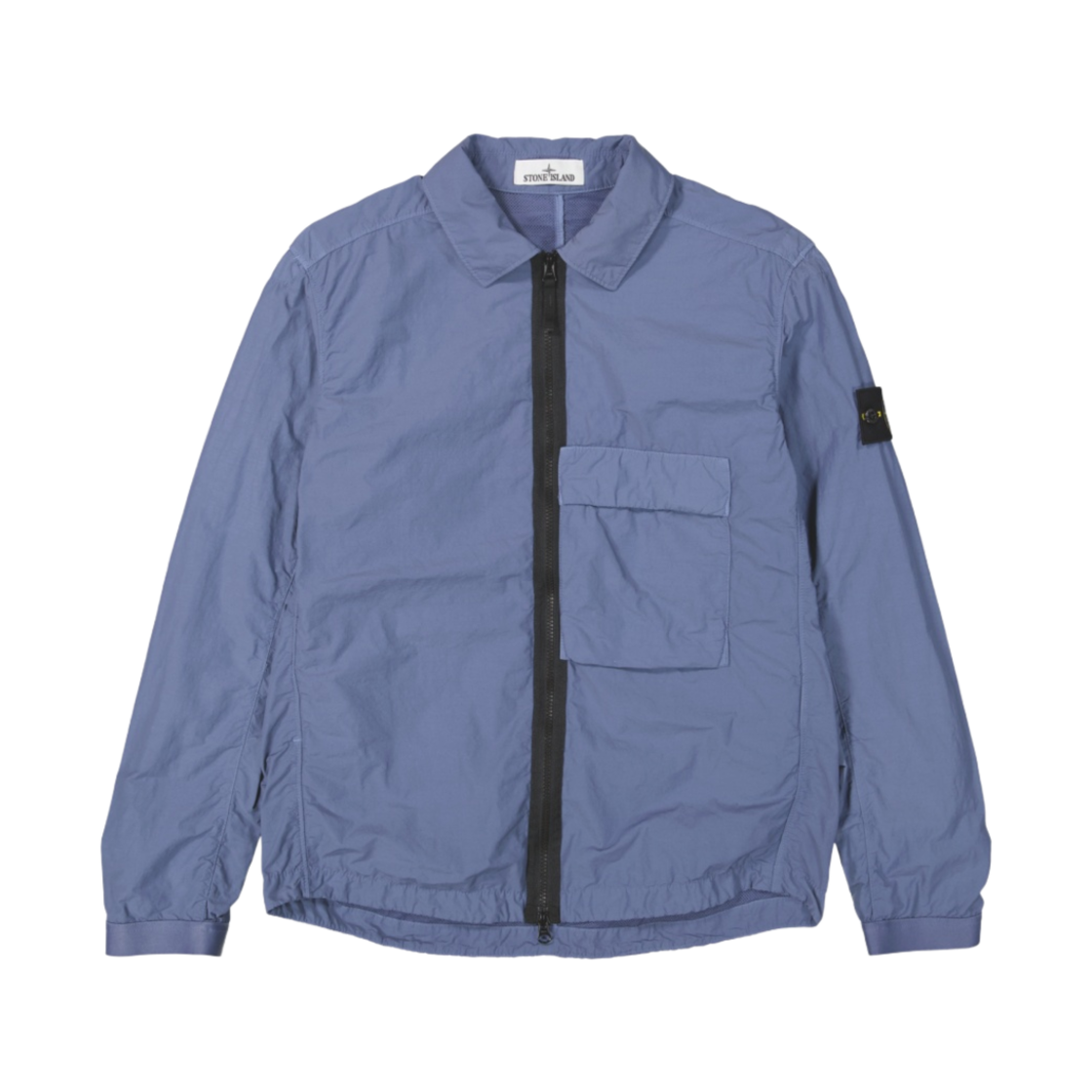 스톤 아일랜드 10303 나슬란 라이트 가먼트 다이드 오버셔츠 아비오 블루 - 22FW(Stone Island 10303 Naslan Light Garment Dyed Overshirt Avio Blue - 22FW) - 1