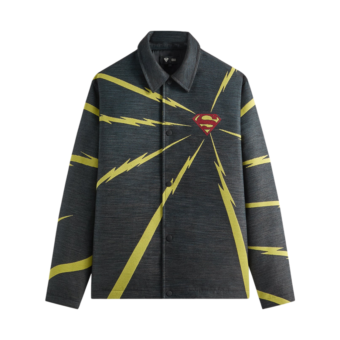 키스 x 슈퍼맨 라이트닝 태피스트리 자켓 블랙(Kith x Superman Lightning Tapestry Jacket Black) - 1
