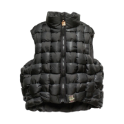 Kapital Ripstop Nylon Keel Weaving Vest Black