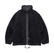 The North Face Purple Label Wool Boa Field Reversible Jacket Black