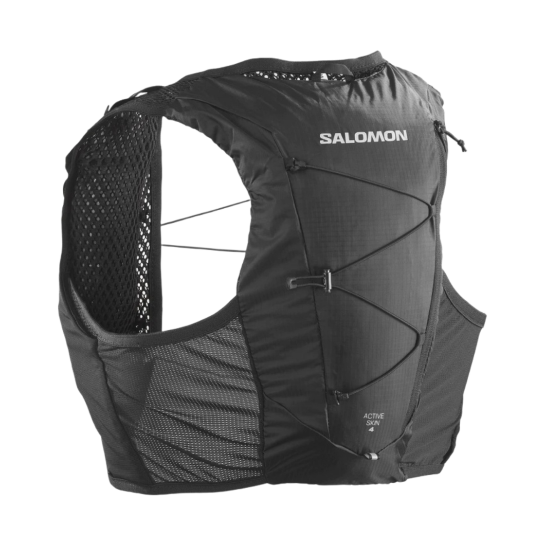 살로몬 액티브 스킨 4 블랙 (플라스크 제외)(Salomon Active Skin 4 Black (Without Flasks))