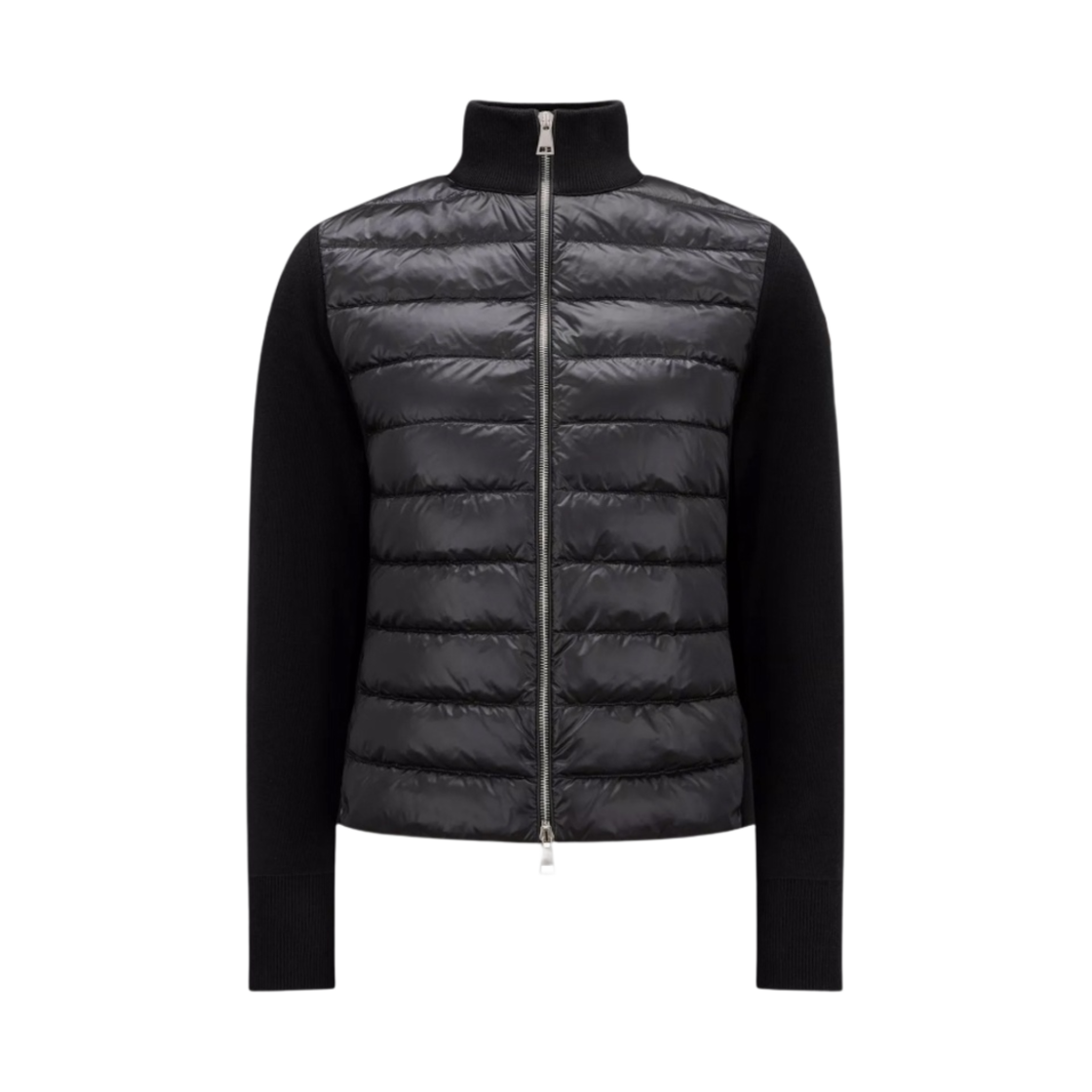 (W) 몽클레르 패딩 울 가디건 블랙 - 23SS