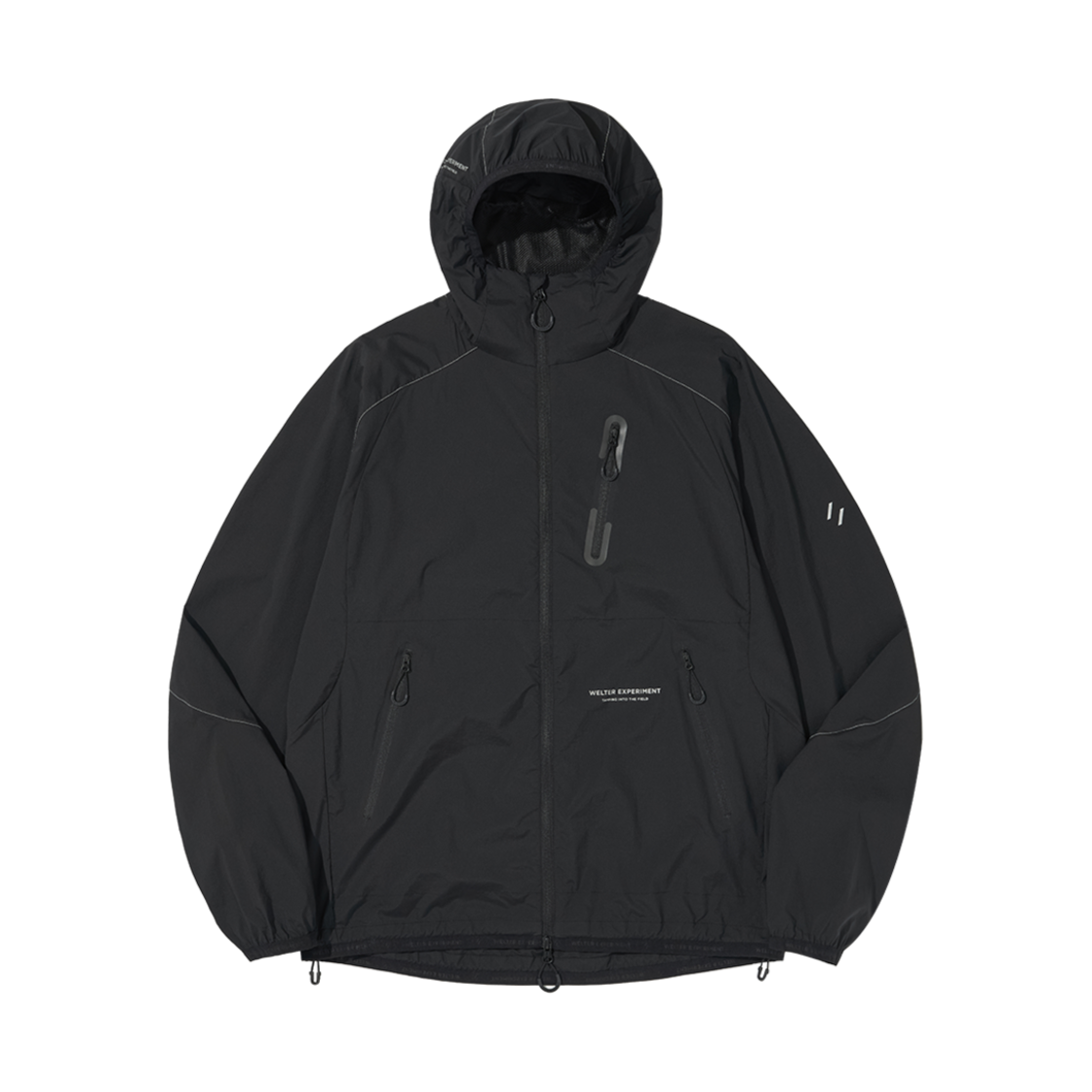 WOL058 Welter Experiment Light Packable Windbreaker Black