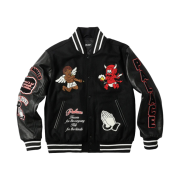 Palace Fallen Angels Varsity Jacket Black - 23SS