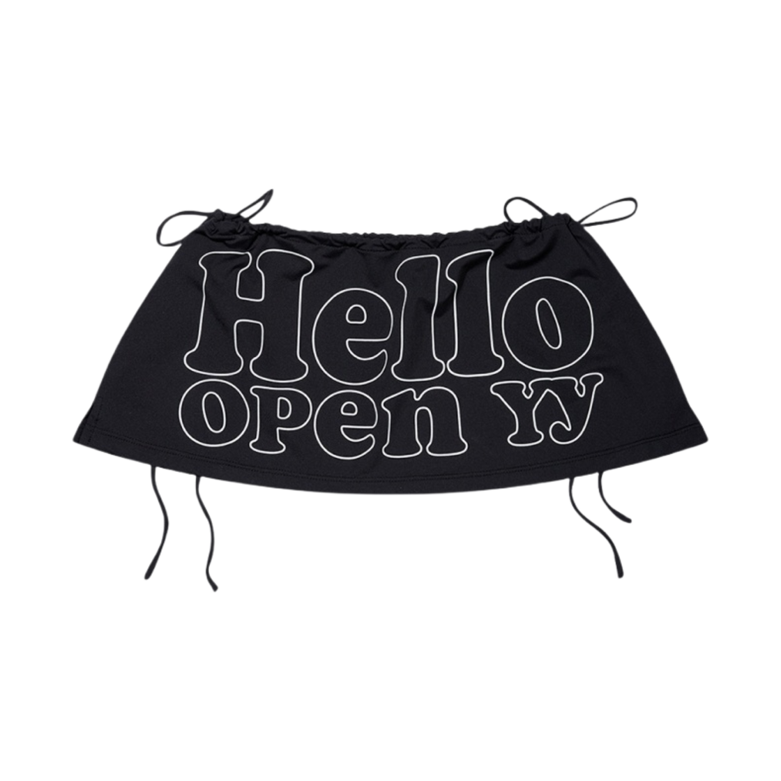 (W) 오픈 Yy x 헬로 키티 비키니 쓰리 피스 세트 블랙((W) Open Yy x Hello Kitty Bikini 3 Piece Set Black) - 3