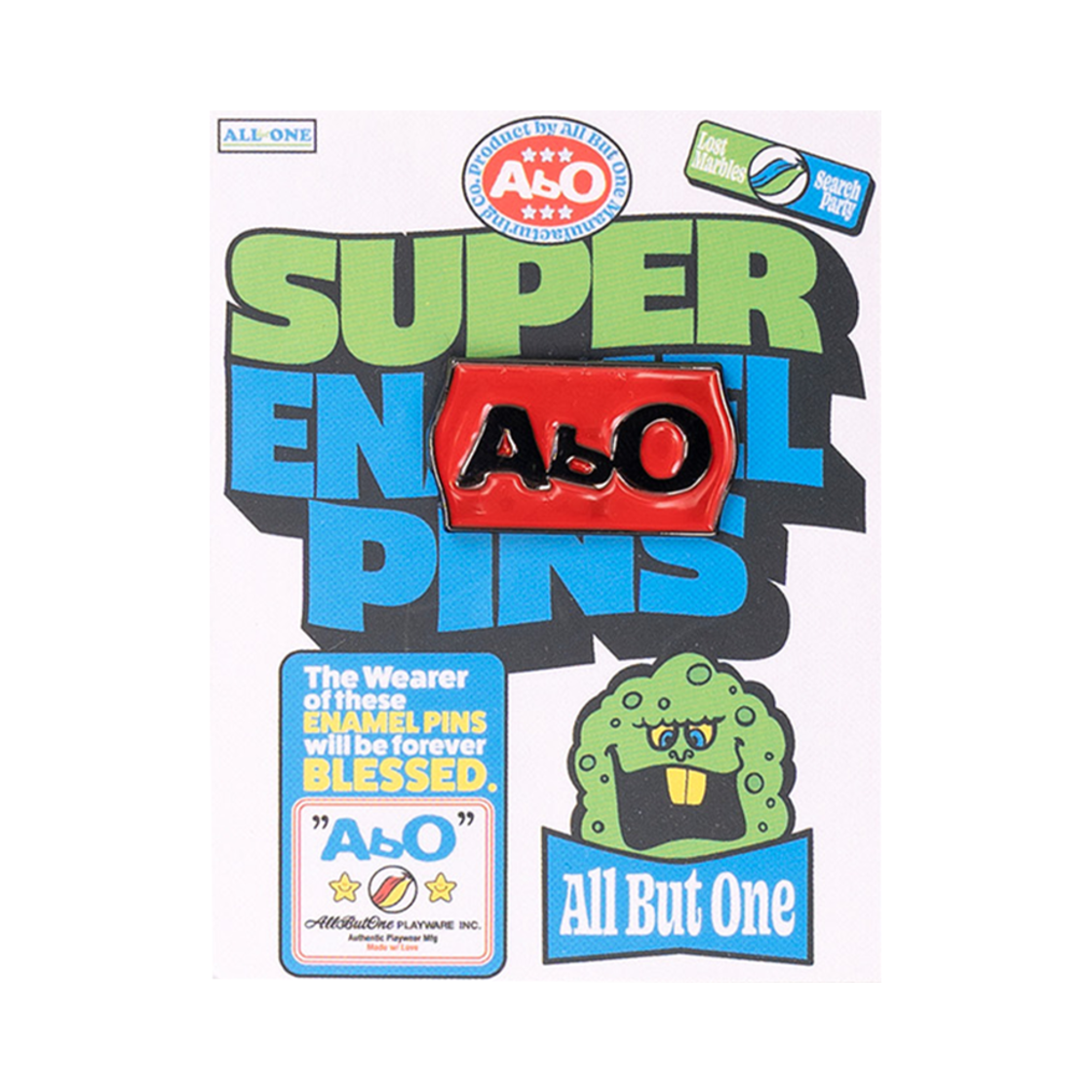 AB25SSUKR011XX ABO Enamel Logo Pin 5