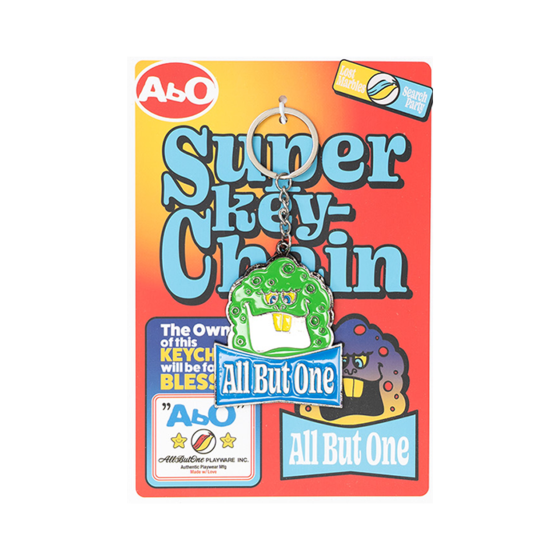 AB25SSUKR013XX ABO Monster Metal Keychain 2