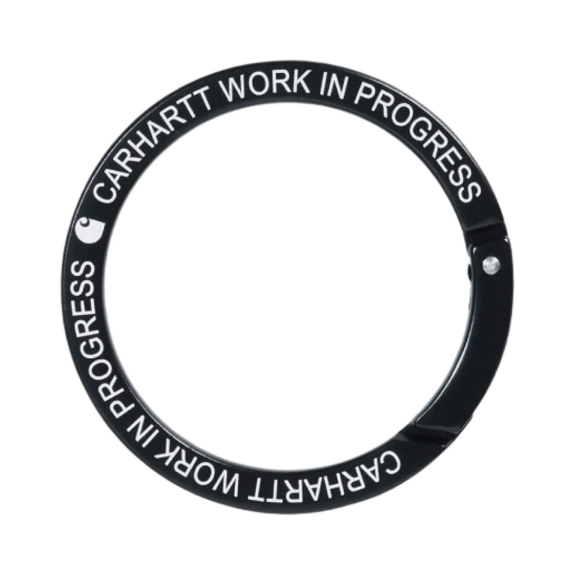 칼하트 WIP 라운드 카라비너 블랙