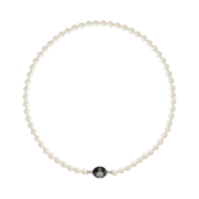 Vivienne Westwood Loelia Necklace Silver Black