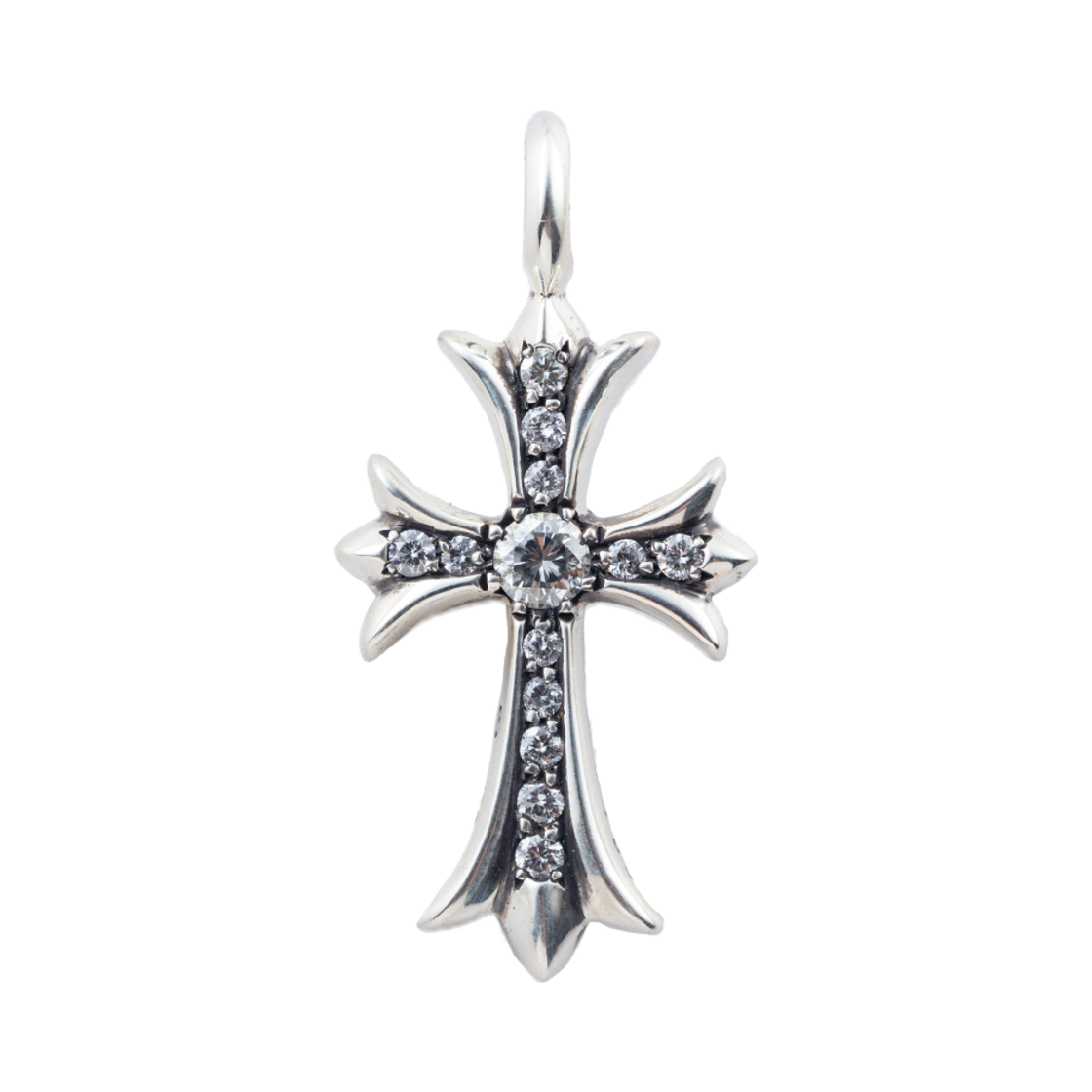한스룸 크롬하츠 타이니 팻 크로스 참 파베 다이아(Hansroom Chrome Hearts Tiny Fat Cross Charm Pave Dia)