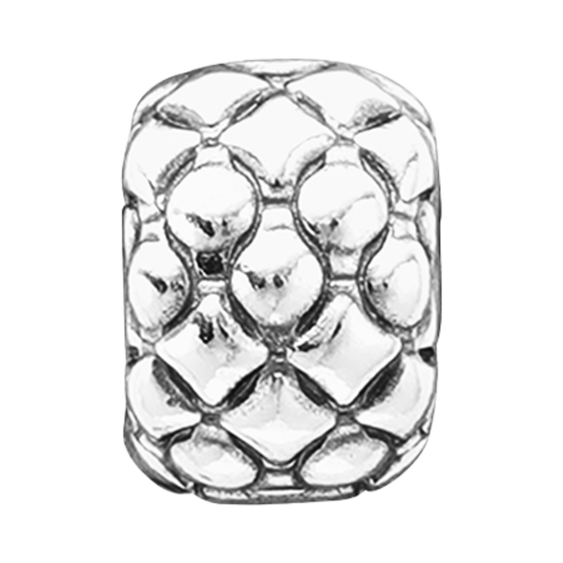 792746C00 (W) Pandora Studded Clip Charm Sterling Silver