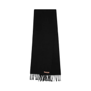 Acne Studios Skinny Wool Muffler Black