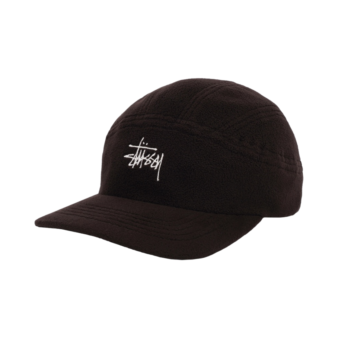 스투시 폴라 플리스 패널 러너 캡 블랙