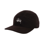 Stussy Polar Fleece Panel Runner Cap Black